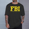 Fbi連邦捜査官事務所両面 Tシャツ 彼への贈り物