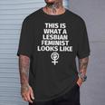 Feminista Lesbiana Es Del Orgullo Gay In Mangas Camiseta unisex Regalos para él