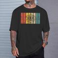Física Ciencia Natural Retro-Vintage Electrón Neutrón Átomos Camiseta unisex Regalos para él