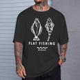 Flatfishing ヒラメ マゴチ 釣り Tシャツ 彼への贈り物
