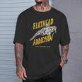 Flathead Addiction マゴチ 釣り Tシャツ 彼への贈り物