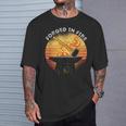 Forjado En Fuego Retro Puesta Deol Herrero Herrero Trabajador Camiseta unisex Regalos para él