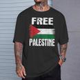 Free Palestine Free Gaza パレスチナの旗無料パレスチナ Tシャツ 彼への贈り物