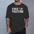 Free Palestine パレスチナの旗無料パレスチナ Tシャツ 彼への贈り物
