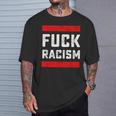 Fuck Racism 反人種差別者 Tシャツ 彼への贈り物