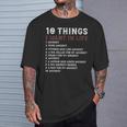 10 Things I Want In My Life ウイスキー Loves Whiskey Tシャツ 彼への贈り物