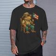 Coqui Frog Puerto Rico Flag Taino Boricua Hispanic T-Shirt Gifts for Him