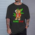 Doobie Bear 大麻の葉 雑草愛好家 マリファナギフト Tシャツ 彼への贈り物