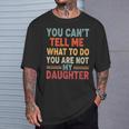 Father Daddy From Daughter Fathers Day Tシャツ 彼への贈り物