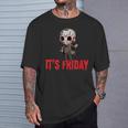 Friday 13Th ファニーハロウィンホラー Tシャツ 彼への贈り物