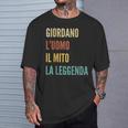 Italian First Name Giordano Tシャツ 彼への贈り物