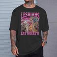 Lesbians Cat Owner Lesbians Eat What Tシャツ 彼への贈り物