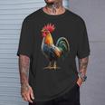 Gallo Pollo Papà Padre Pollaio Contadino Polli Maglietta Regalos para él