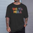 Go To Hell シャレた言葉 くたばれ Tシャツ 彼への贈り物