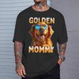 Golden Mommyゴールデン・ママ 母の日 ゴールデンレトリバー・ママ Tシャツ 彼への贈り物