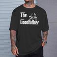 The Goodfather 父の日 ギフト グラフィック ホワイト Tシャツ 彼への贈り物