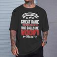 Great Dane Gentle Dog Woof Mom German Mastiff Mother's Day T-Shirt Gifts for Him
