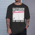 Guest Book Bride Jga Stag Night S T-Shirt Geschenke für Ihn