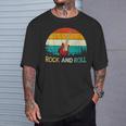 Guitar Musicintage Retrotyle Guitarist Rock And Roll T-Shirt Cadeaux pour lui