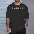 Gustav Mahler Manga Larga Camiseta unisex Regalos para él