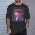 Hailatanad Anime Girl Japaneseaporwave Aesthetic Tシャツ 彼への贈り物