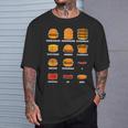 Ham Burgers Hamhamham Burburbur ハンバーガー大学 Tシャツ 彼への贈り物