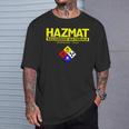 Hazmat 危険物対応チーム技術者tシャツ Tシャツ 彼への贈り物