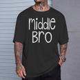 Hermano Medio Hermano Coincidencia Hermanos Familia Camiseta unisex Regalos para él