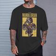 Hombre El Mamalorian Feliz Madres Hustler Día De La Madre Broma Camiseta unisex Regalos para él
