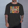 Honey Grandma Groovy Honey Grandmother T-Shirt Gifts for Him
