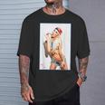 Hot Girl On 男性用 Ice Pop Pinup 2 Tシャツ 彼への贈り物