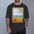 Human Condition Ii ルネ・マグリット作 シュルレアリスム Tシャツ 彼への贈り物
