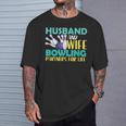 Husband And Wife Bowling Partners For Life おもしろボーリング Tシャツ 彼への贈り物