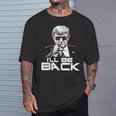 I'll Be Back 2024 ドナルド・トランプ 大統領用 おもしろサングラス Tシャツ 彼への贈り物