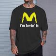 I'm Lovin' It ユーモラスな攻撃的なイヌエンド Tシャツ 彼への贈り物