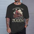 Ich Genieße Das Leben Inollen Zügen 通勤鉄道 Tシャツ 彼への贈り物