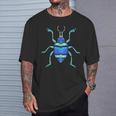 Insecto De Escarabajoerde Azul Con Gorgojo Bonito Y Realista Para Niños Camiseta unisex Regalos para él