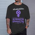 International Women's Day 2025 Accelerate Action Girls Tシャツ 彼への贈り物