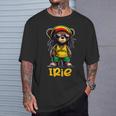 Irie テディベア ジャマイカ ラスタ ルーツ レゲエ Tシャツ 彼への贈り物