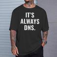 It's Always Dns It 管理者とコンピュータシステム Tシャツ 彼への贈り物