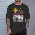 Itand With Duterte フィリピン フィリピン 強い 帰省 Tシャツ 彼への贈り物