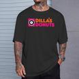 J Dillas ドーナツ ヒップホップ ジェイディー Tシャツ 彼への贈り物