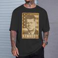 Jfk ジョン・F・ケネディ・トーンポスター Tシャツ 彼への贈り物