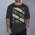 Jordanカモ柄グリーンカモフラージュ Tシャツ 彼への贈り物