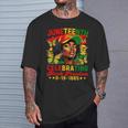 Junenth Celebrating Black Freedom 1865 African Women T-Shirt Gifts for Him