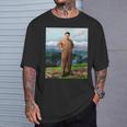 Kim Jong Il Kim Jong Un Humour North Korea Tシャツ 彼への贈り物