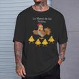 La Mama De Los Pollitos Latina Mom Spanish Mother's Day T-Shirt Gifts for Him