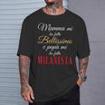 La Mamma Mi Ha Fatto Bellissimo Il Papà Milanista Calcio Maglietta Regalos para él