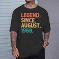 Legendince August 1968 Birthdayintage 1968 Tシャツ 彼への贈り物
