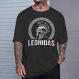Leónidas Rey De Esparta Casco Espartano Antiguo Camiseta unisex Regalos para él